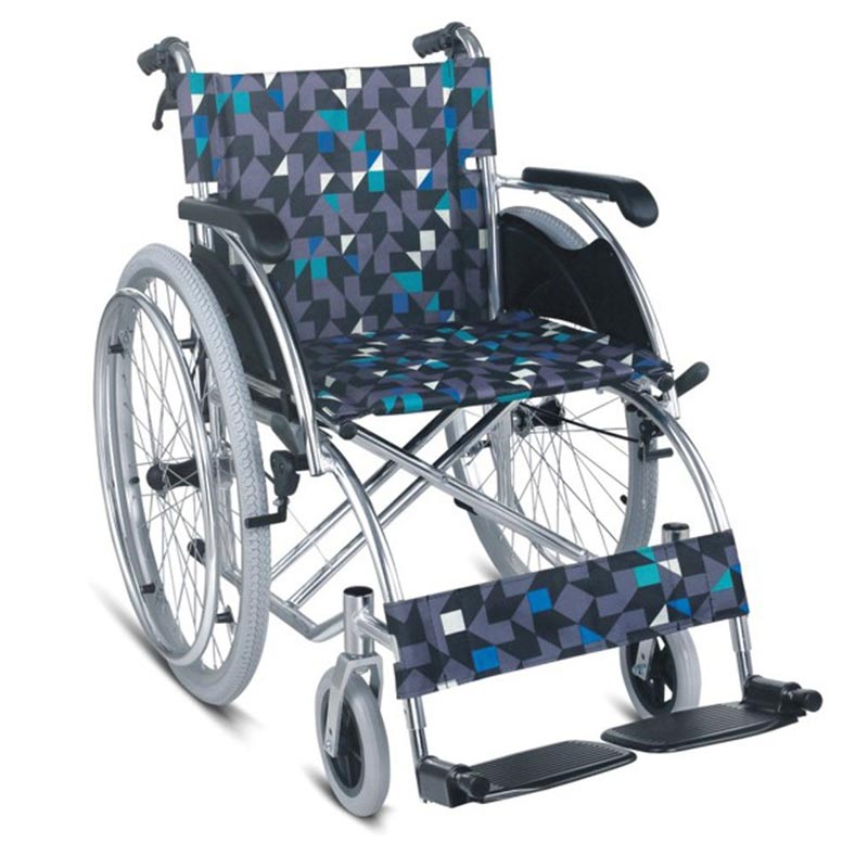 Natitiklop na Aluminum Wheelchair