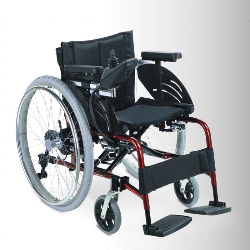 Cadeira de rodas elétrica dobrável ultraleve