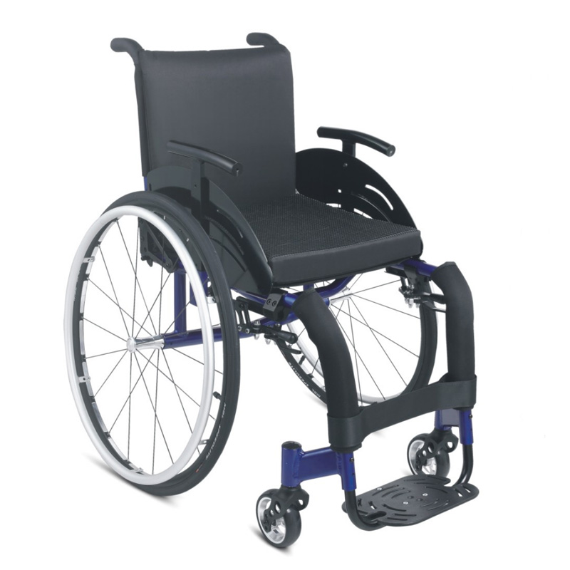 С амортизирующей пружинной инвалидной коляской