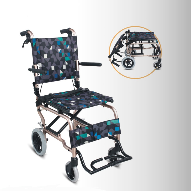 Легкая транзитная инвалидная коляска