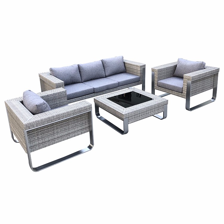 Modernes Garten Outdoor Wicker Lounge Sofa