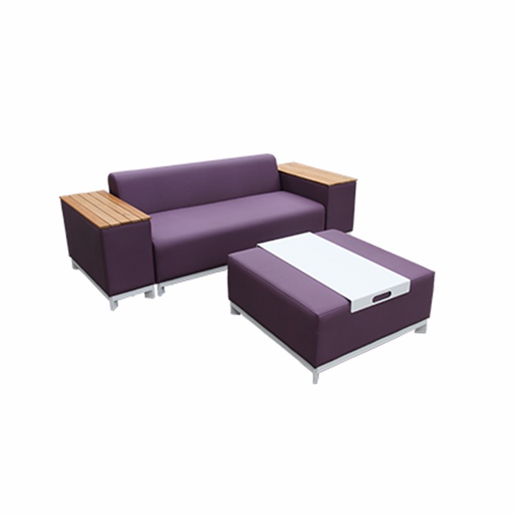 Muebles de sofá de patio de tela resistente a la intemperie