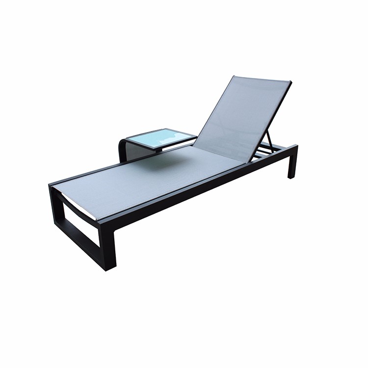 Sillas de piscina tipo chaise lounge de aluminio para exteriores
