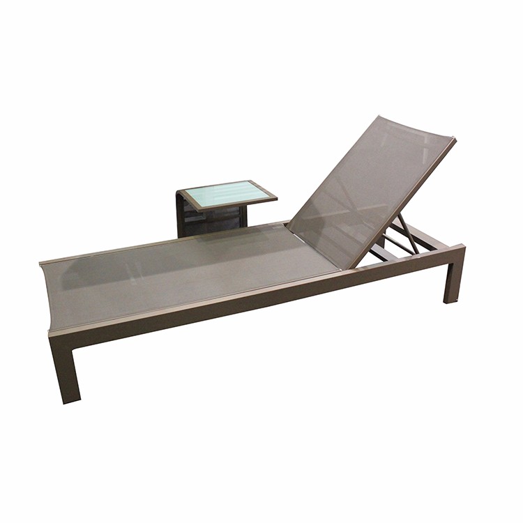 Outdoor Aluminum Chaise Lounge Pool Chairs