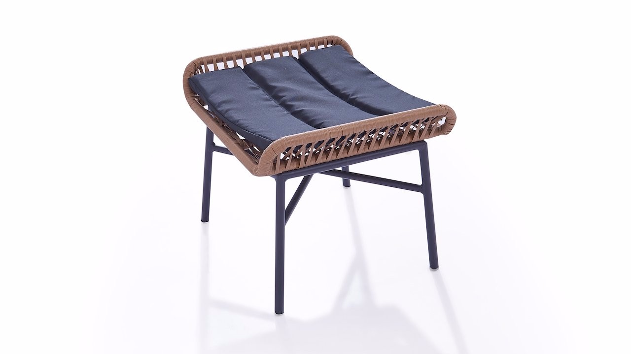 Mesa e cadeira de gramado para pátio de lazer