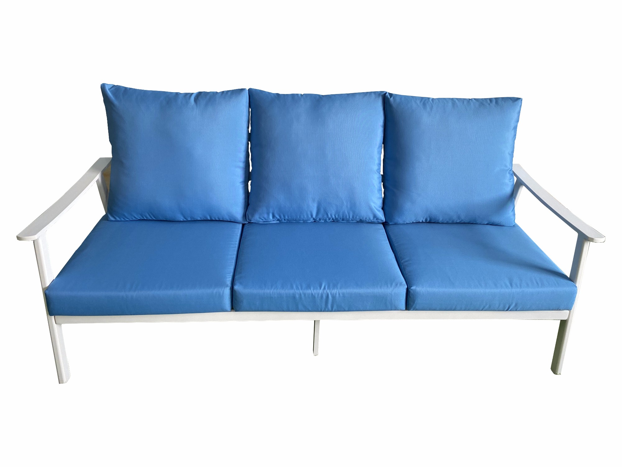 Muebles de sofá de jardín de aluminio al aire libre