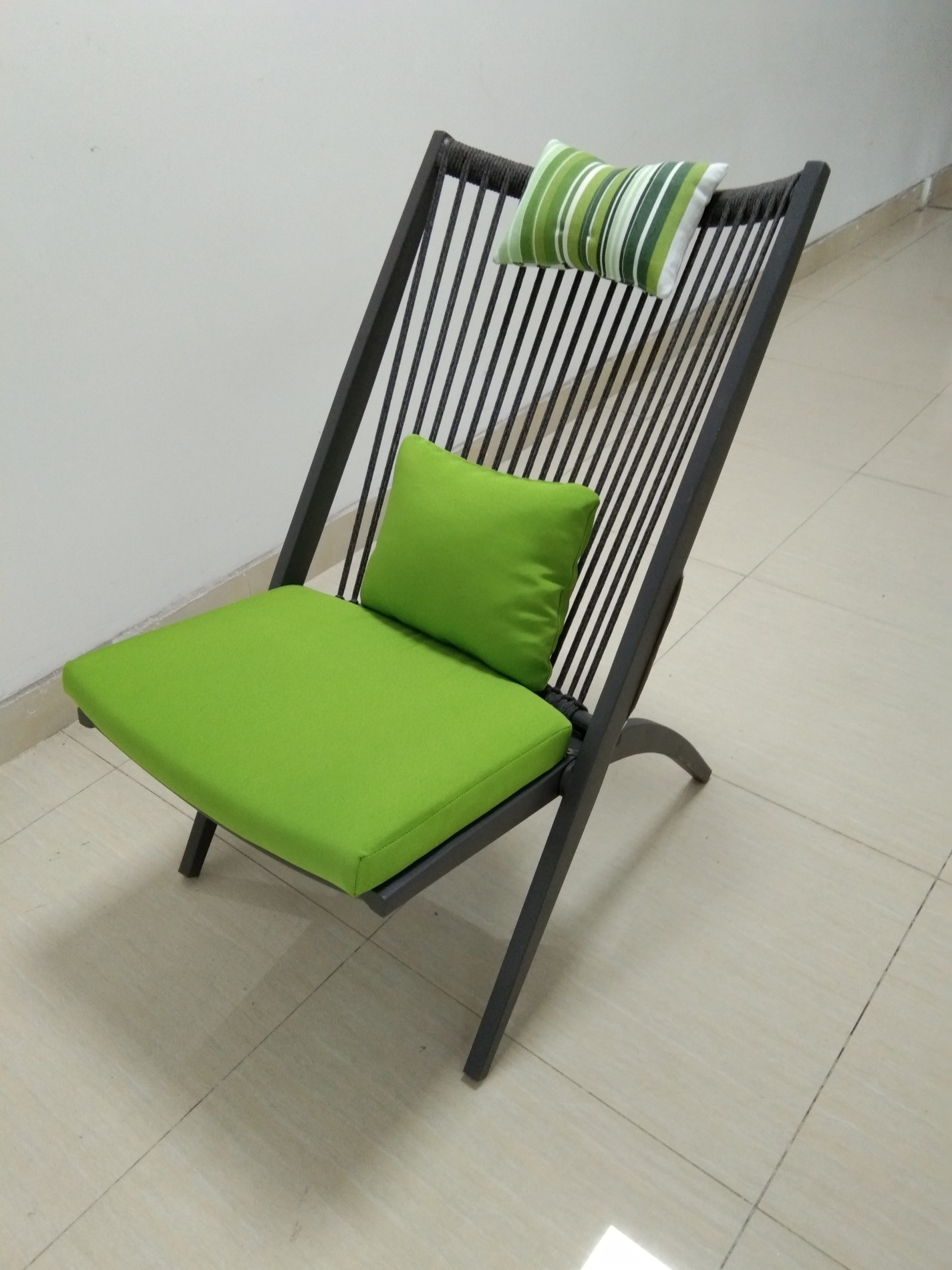 chaises pliantes en aluminium chaise d'extérieur