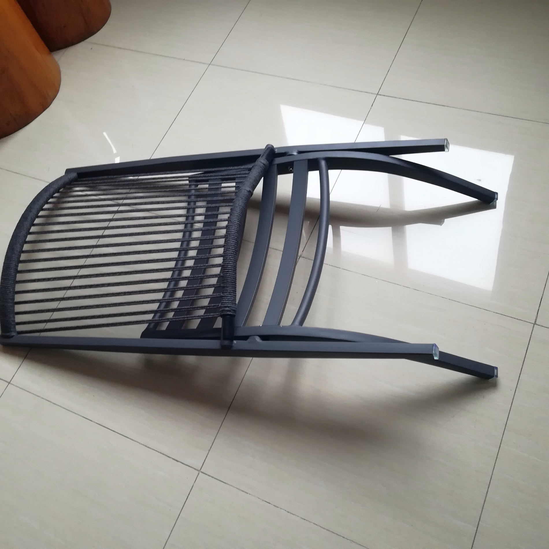 set de scaune pliabile din aluminiu pentru exterior