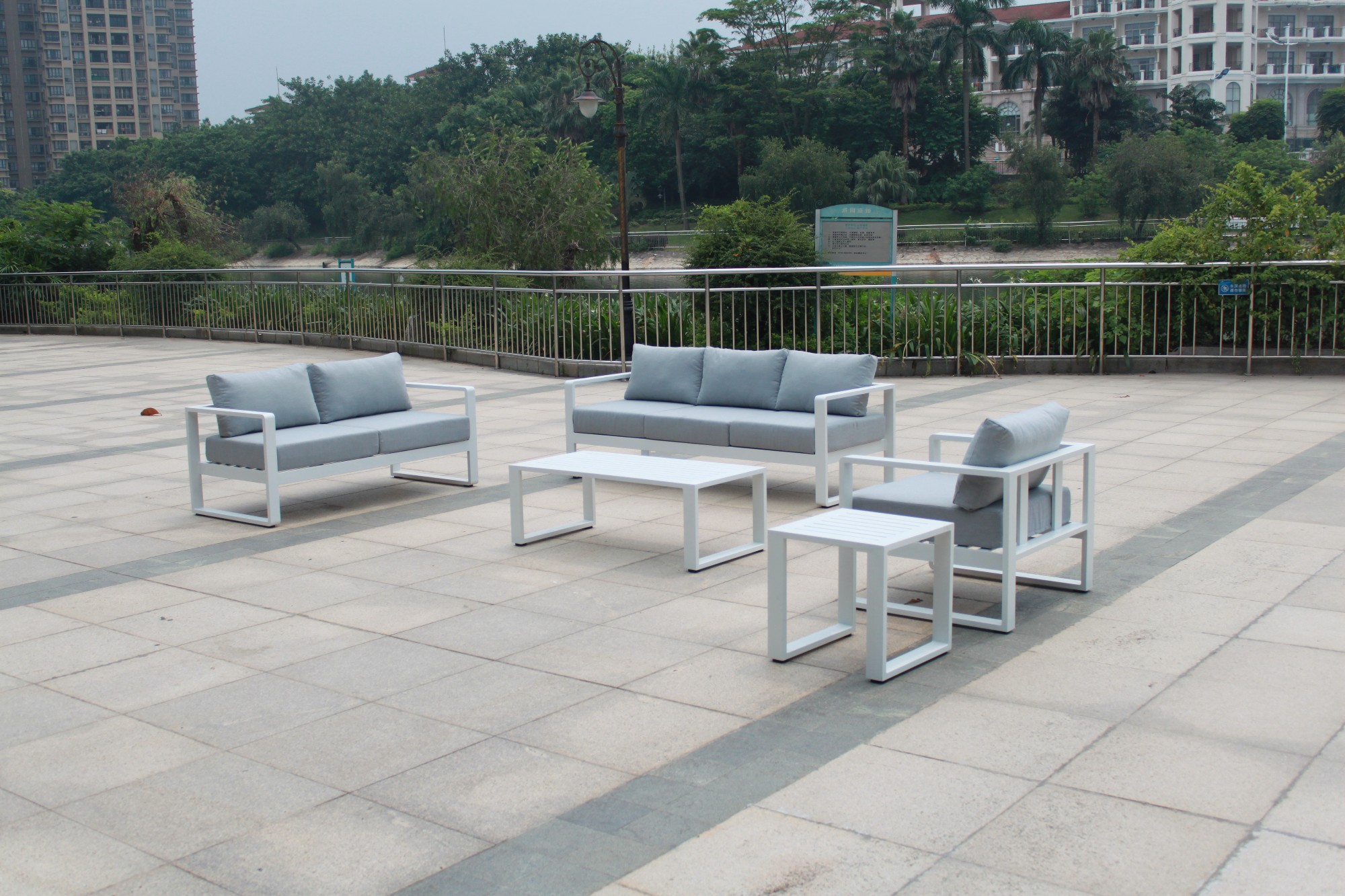 Set de canapele exterioare pentru mobilier de terasă