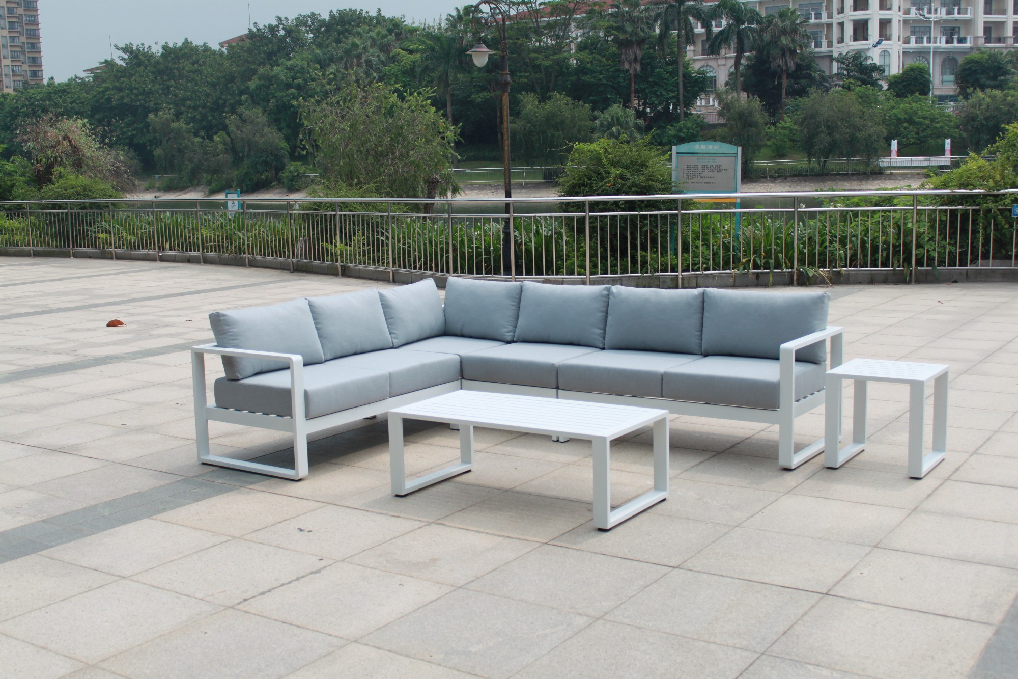 L Shaped Garden Furniture Outdoor Sofa