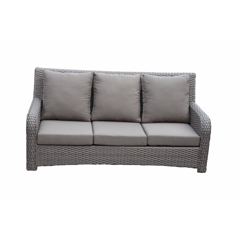 Set di divani in rattan con mobili in vimini di alluminio