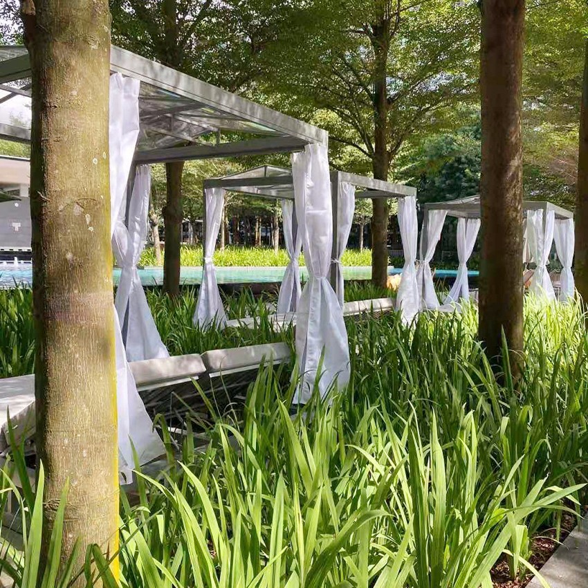Șezlonguri de grădină în aer liber pentru hotel