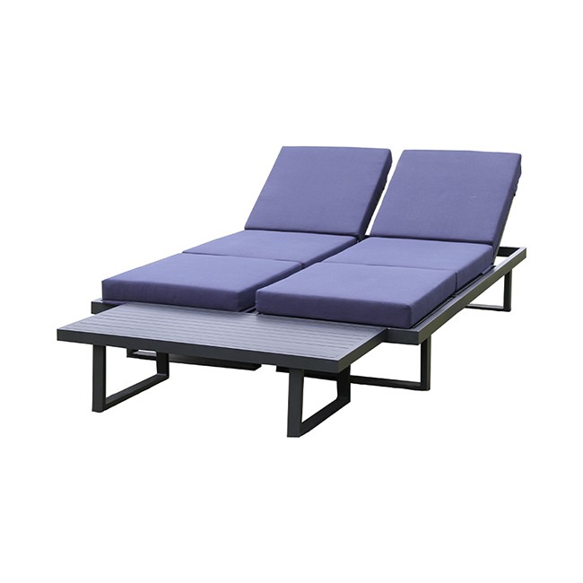 Sofá de jardín de aluminio para muebles de porche al aire libre