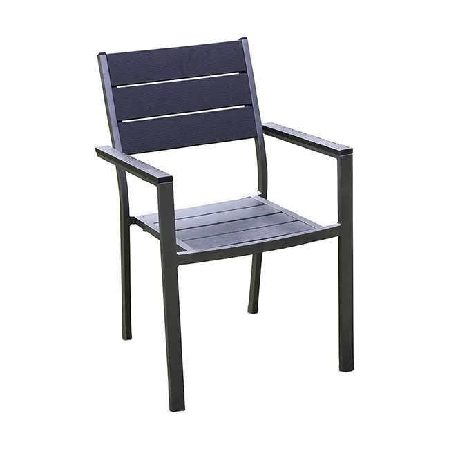 Mesa e cadeira pequena para pátio de lazer