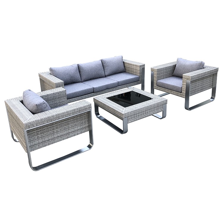 Outdoor Patio Couch Rattan Sofa Lounge