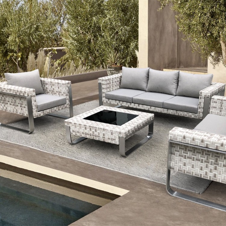 Rattan Outdoor Furniture Patio Garden Sofa