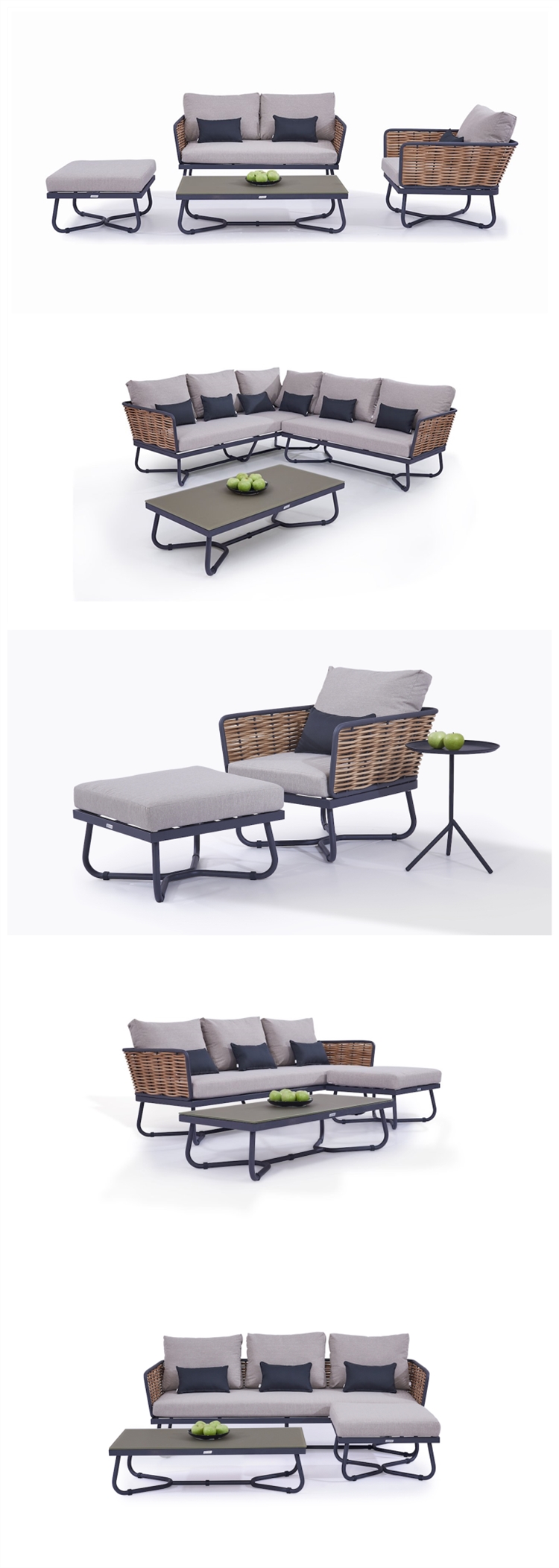 mobili per sedersi all'aperto