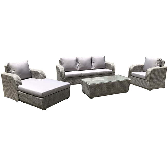 muebles de exterior gris