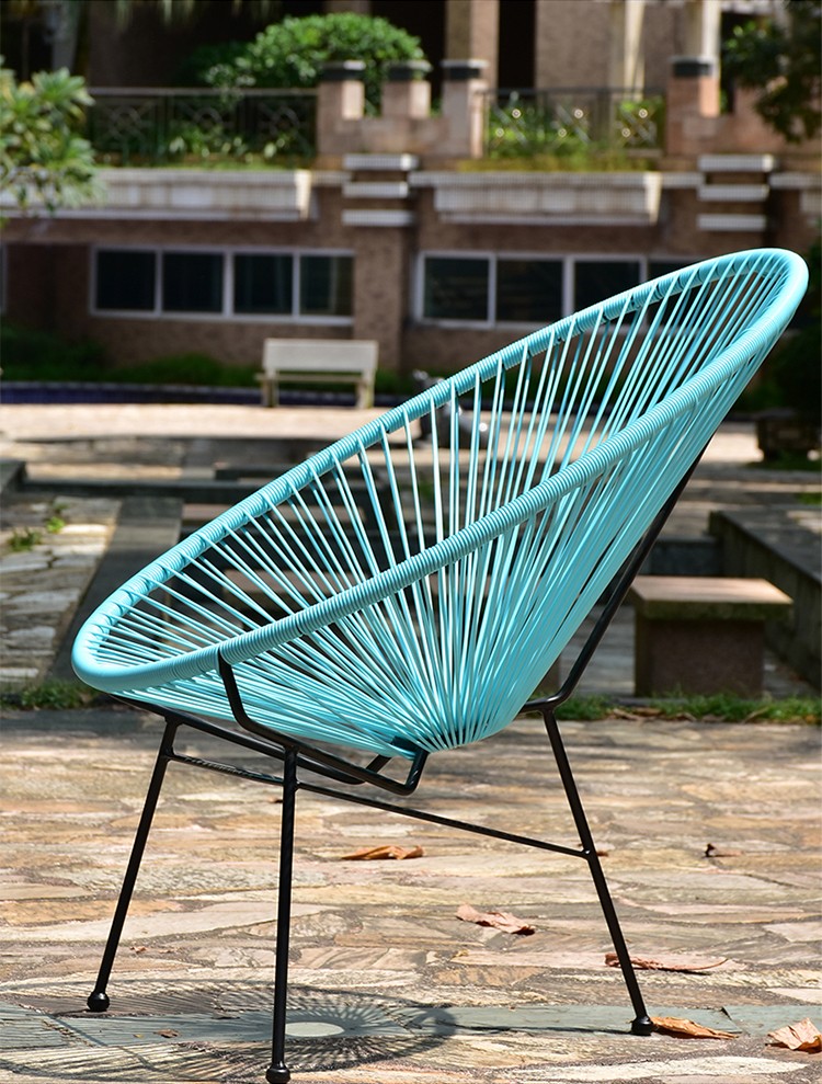 Плетеный садовый стул из ротанга, уличная мебель