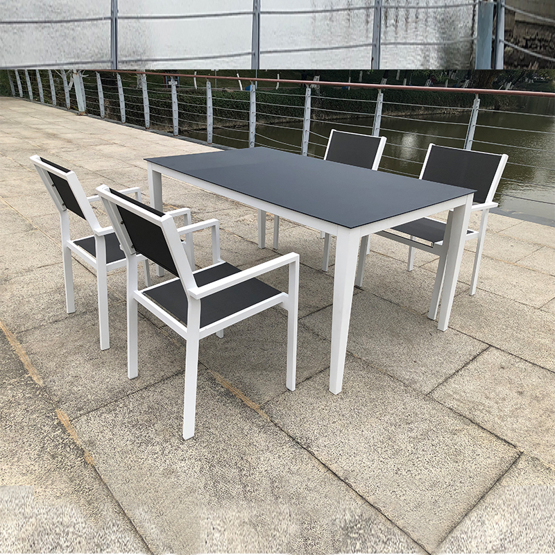 outdoor dining table modern dining set