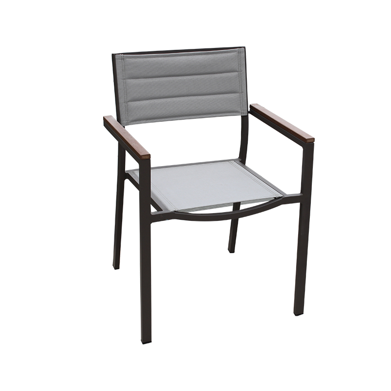 Juego de mesa y silla de restaurante de muebles de exterior