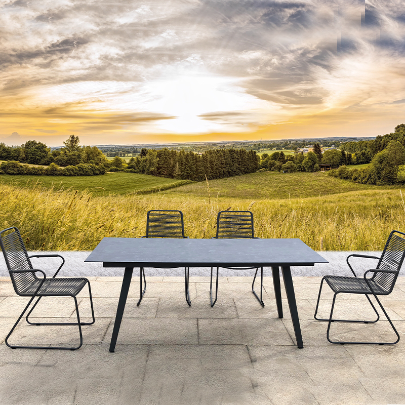 outdoor garden patio furniture dining set supplier