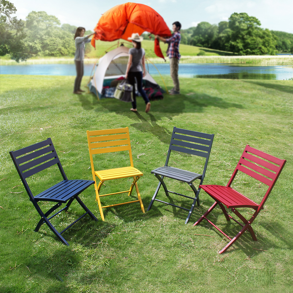 sillas plegables de aluminio para acampar al aire libre