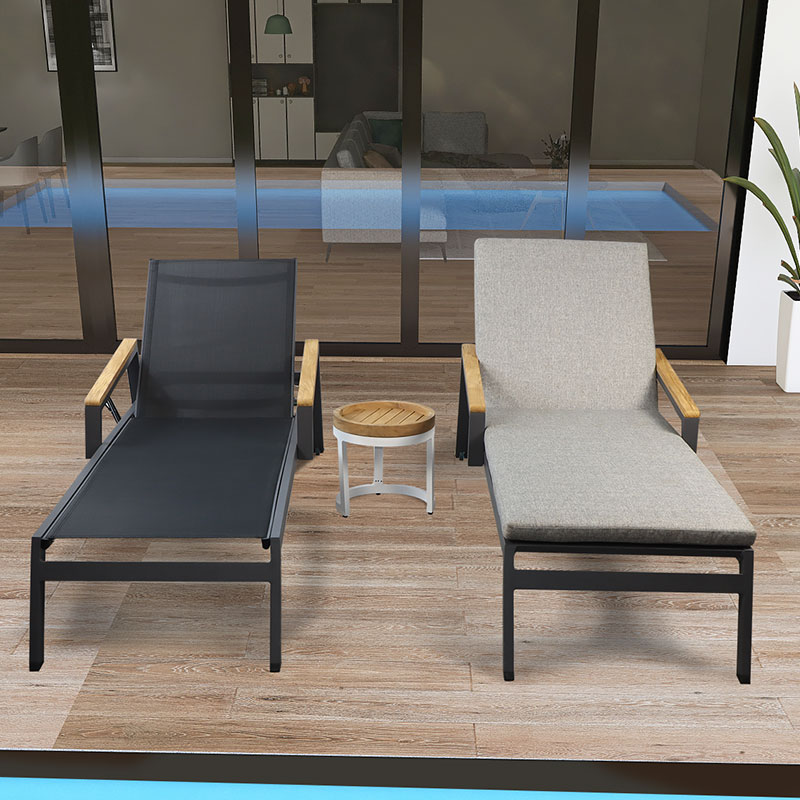 Регулируемое кресло для отдыха на открытом воздухе во внутреннем дворе слинг