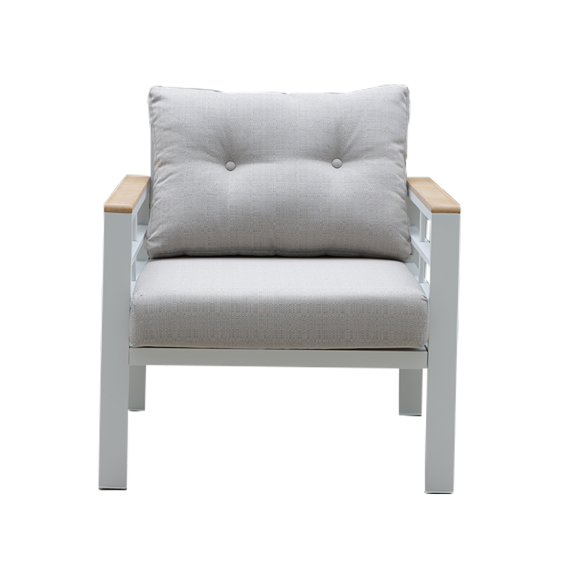 Set di divani da giardino per mobili in alluminio verniciato a polvere