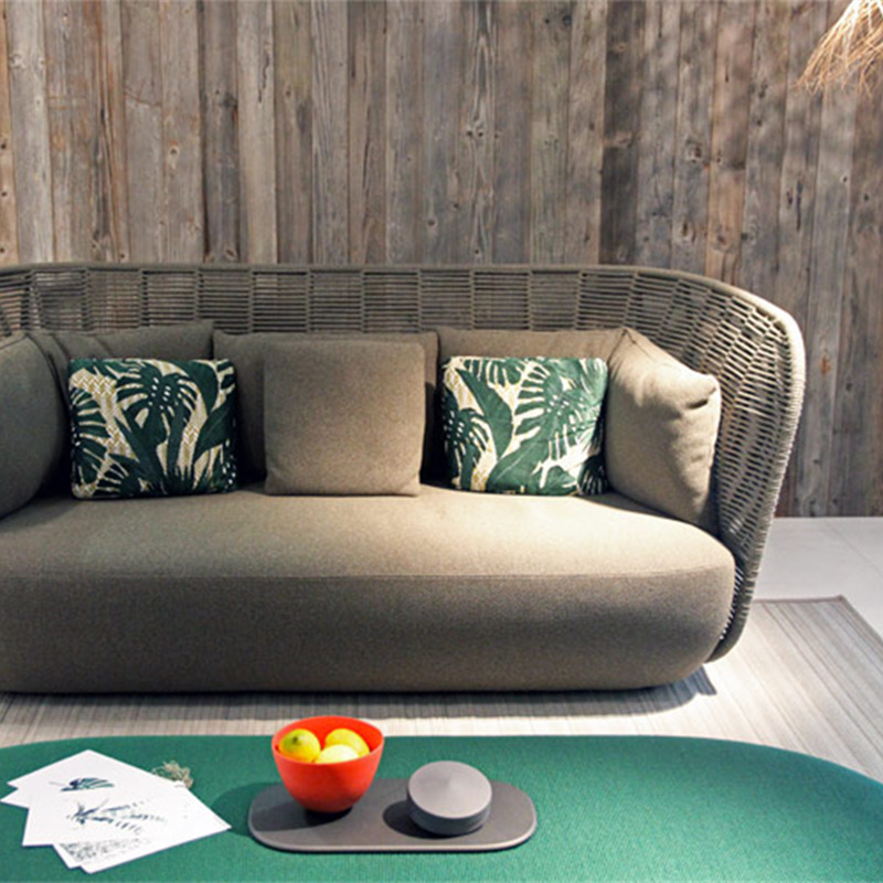 Fornitore di divani angolari per mobili da esterno Darwin
