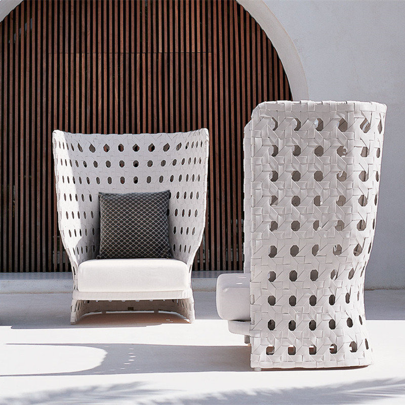 mobilier la modă pentru canapea de grădină din ratan
