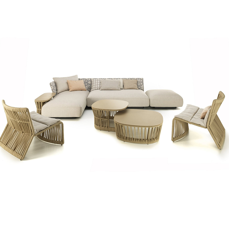 divano moderno da esterno divano ad angolo in rattan