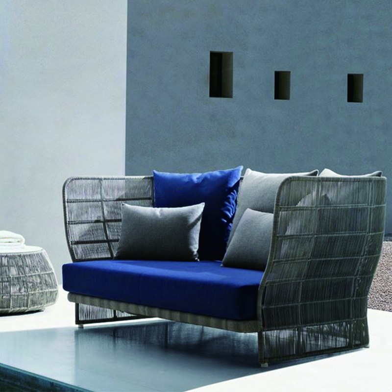 bestes modisches Outdoor-Sofa aus Rattan