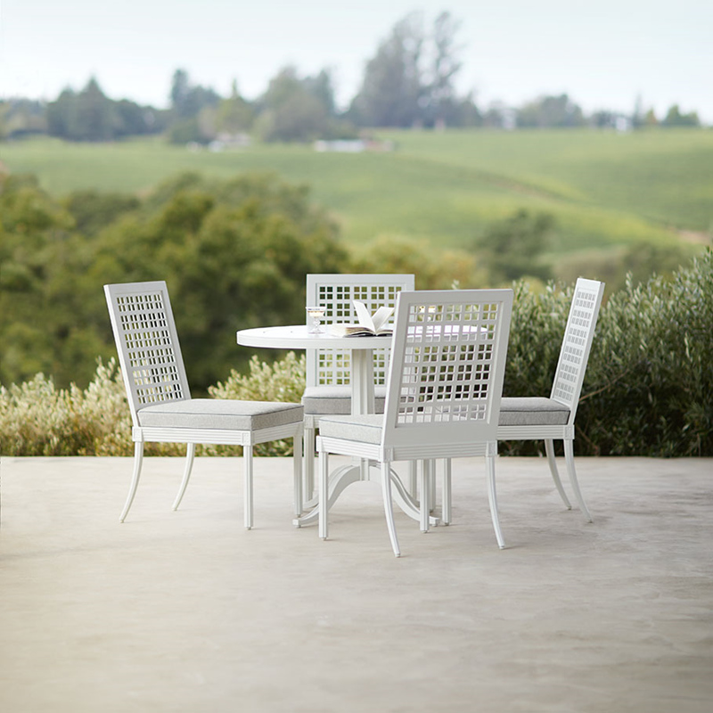 outdoor aluminum dining set on sale factory