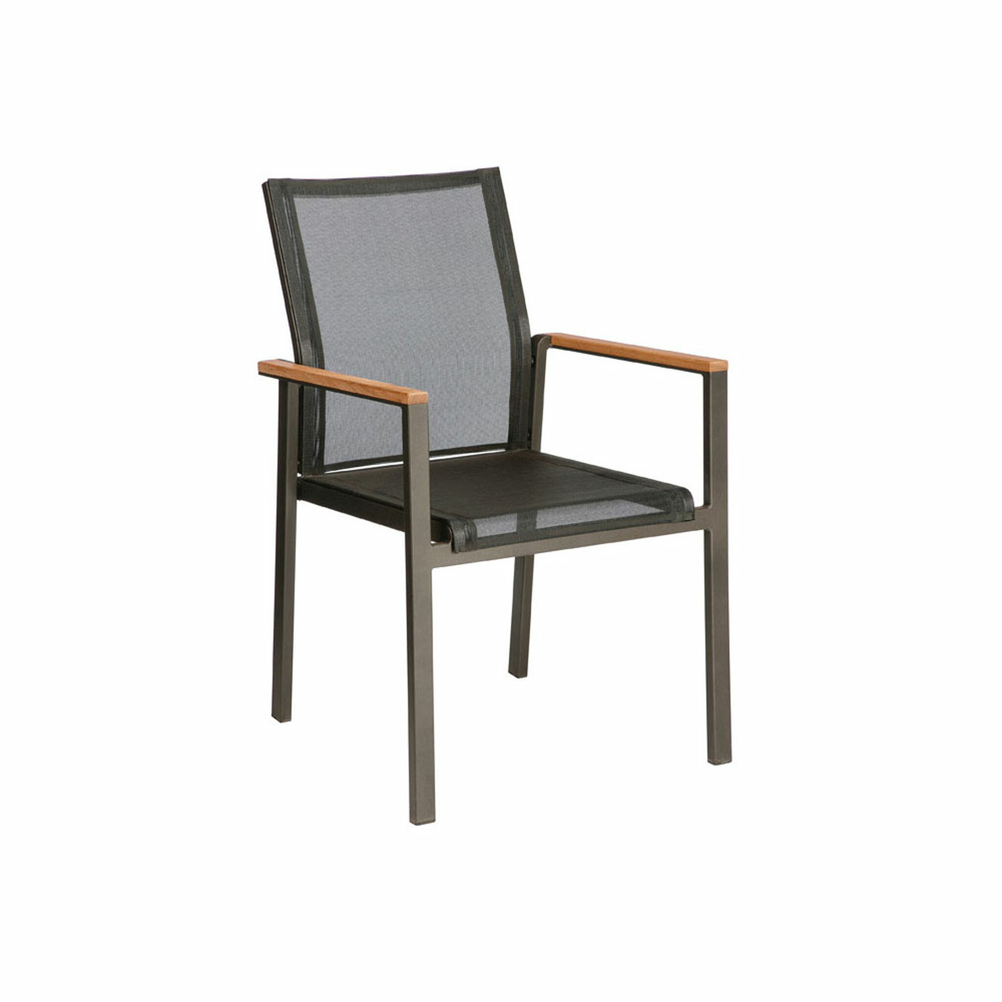Esstisch aus Polywood und Stuhl aus Texilene