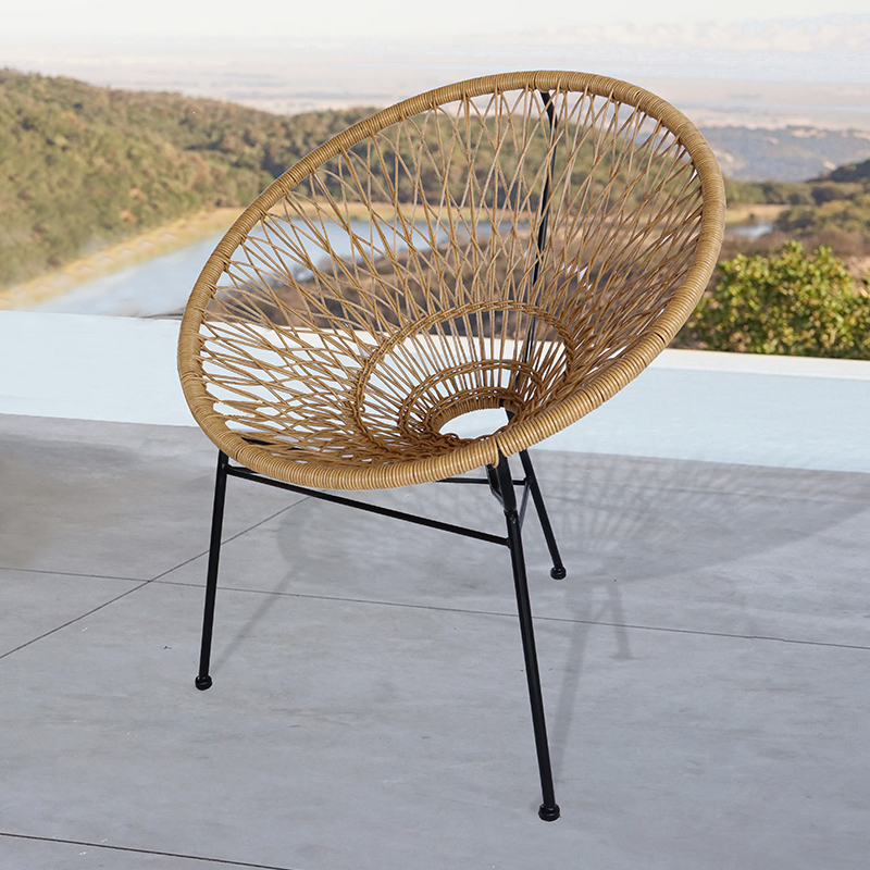 neues Modell Rattan-Gartenkorb-Terrassenstühle