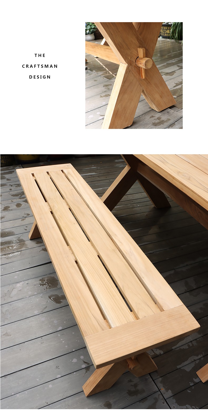 square outdoor dining table