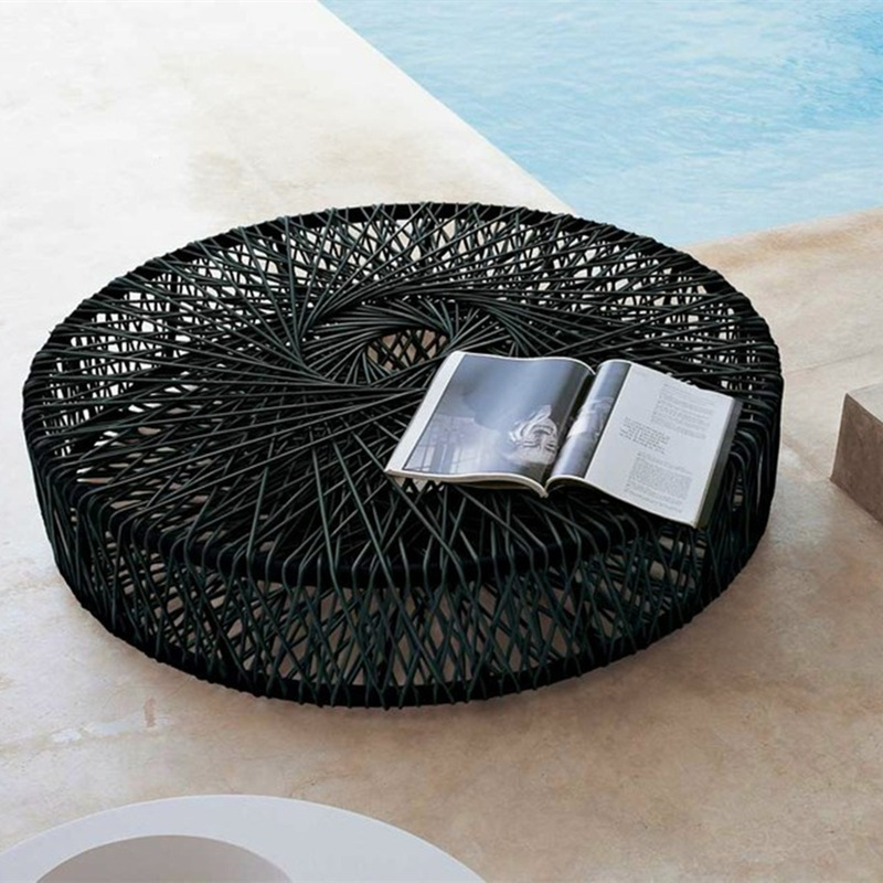rope ottoman coffee table side table