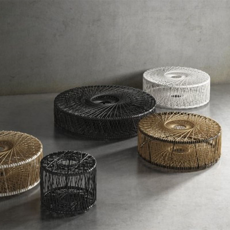 rope ottoman coffee table side table
