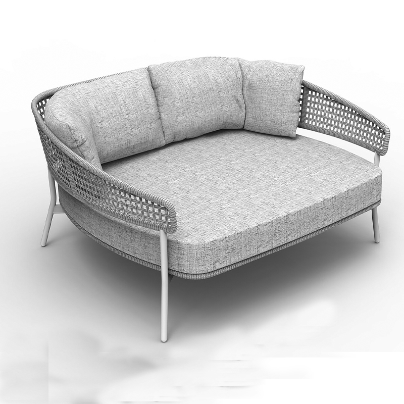 Sofá cama de salón al aire libre moderno de alta calidad