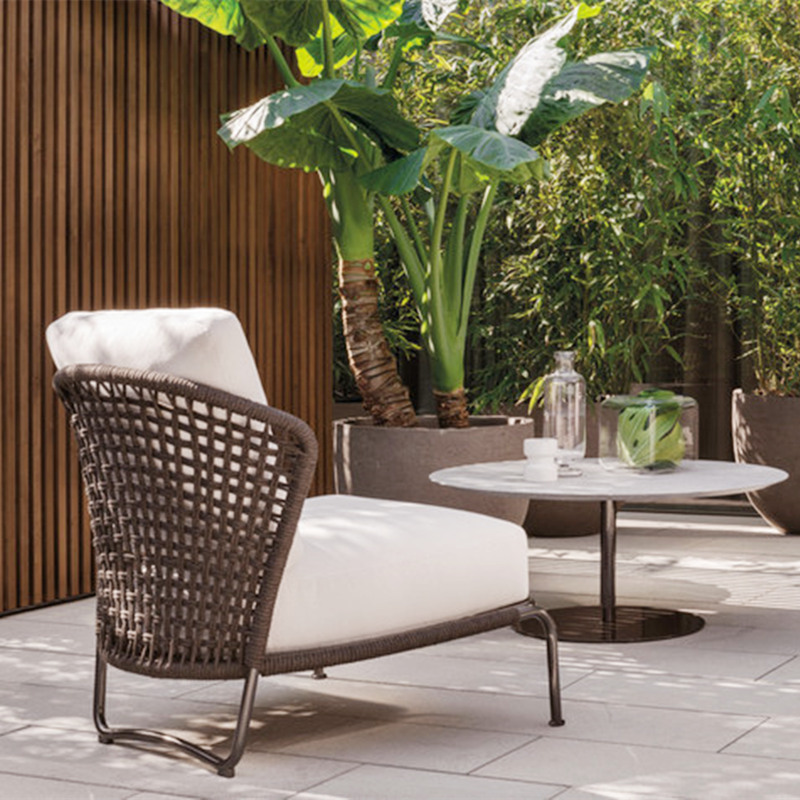 The outdoor space is like a 