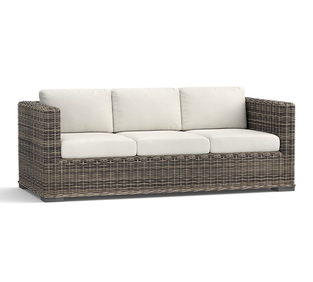 Conjunto de sofá sofá de vime para exterior à venda