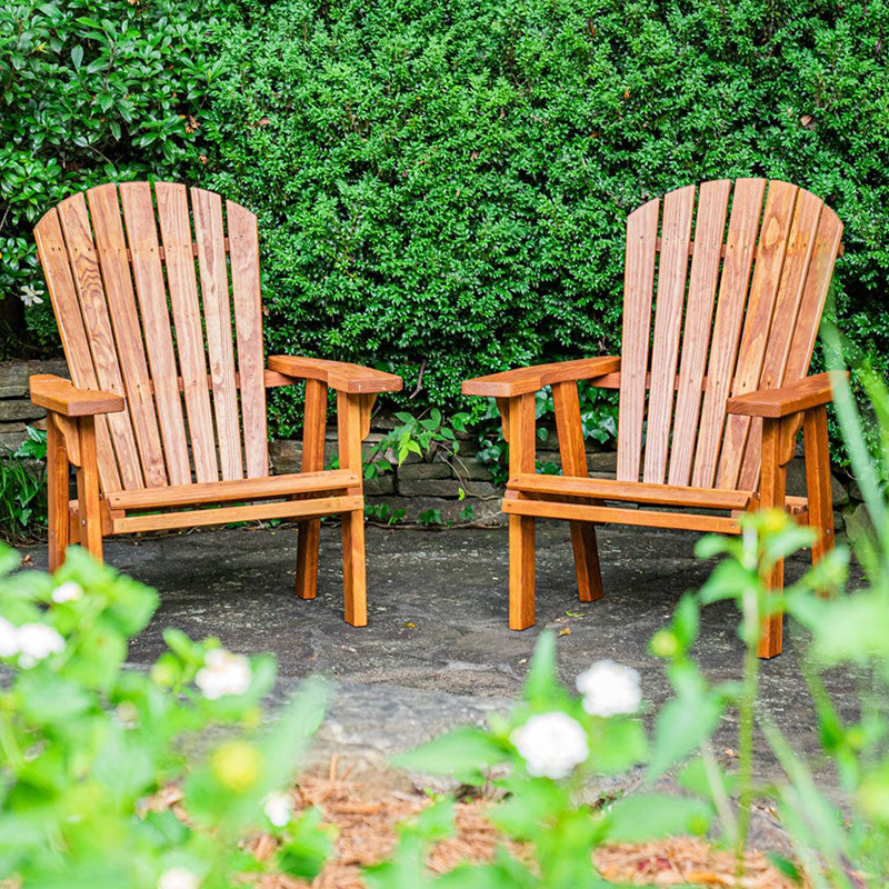 moderner Freizeit-Adirondack-Stuhl aus Kunststoff