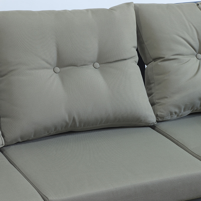 sofá de metal al aire libre fabricante de muebles de exterior de China