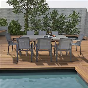 Outdoor Extensible Dining Garden set