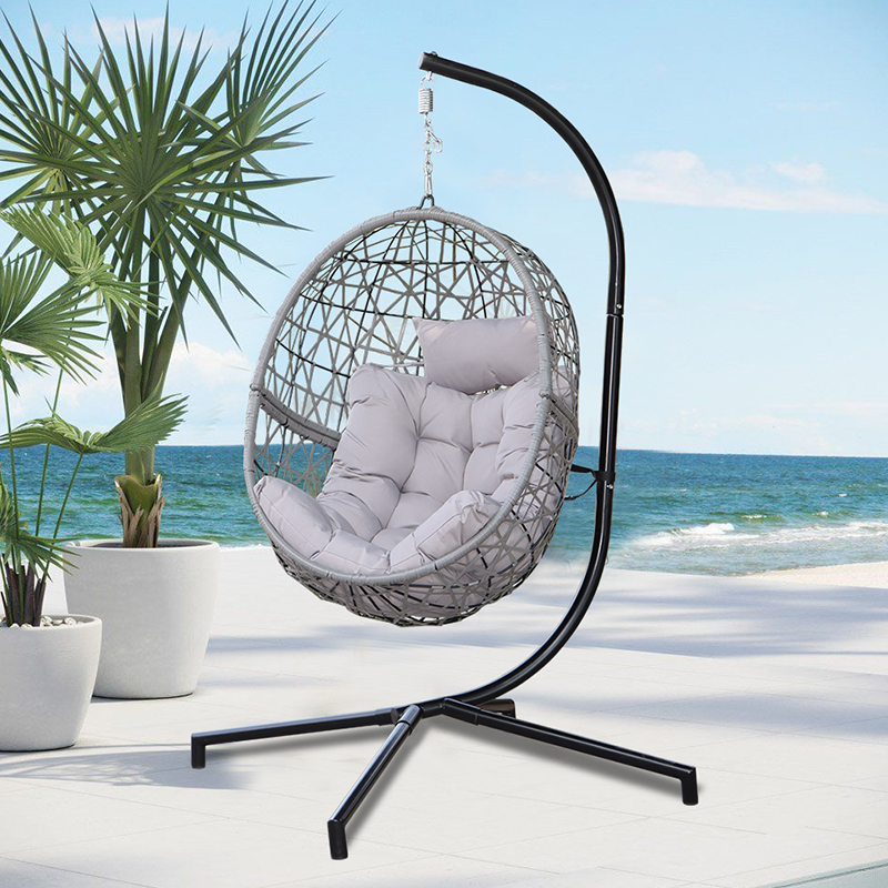 Wicker Outdoor Basket Swing Chair