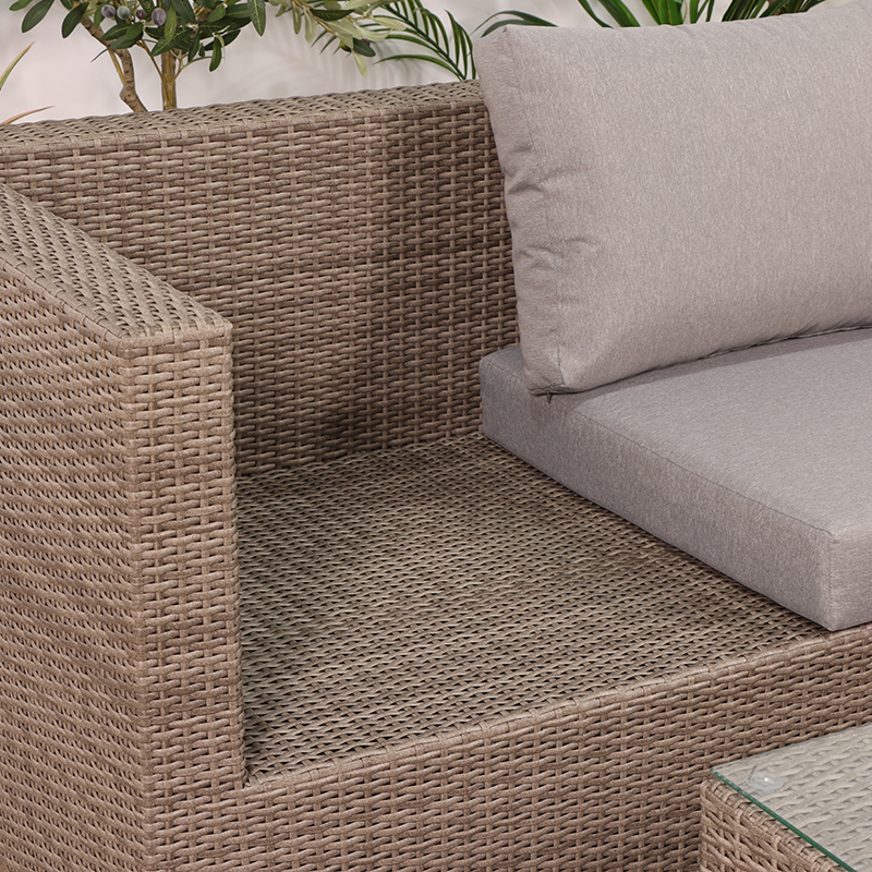 rattan l shape sectional sofa set outdoor furniture