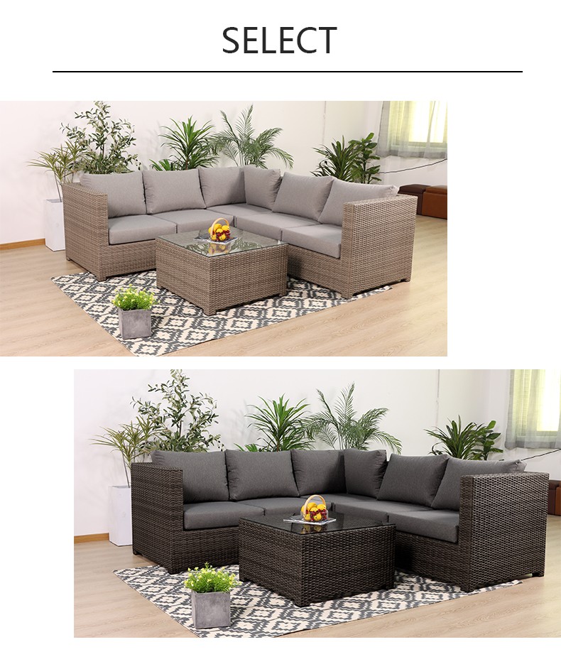rattan corner sofa homebase