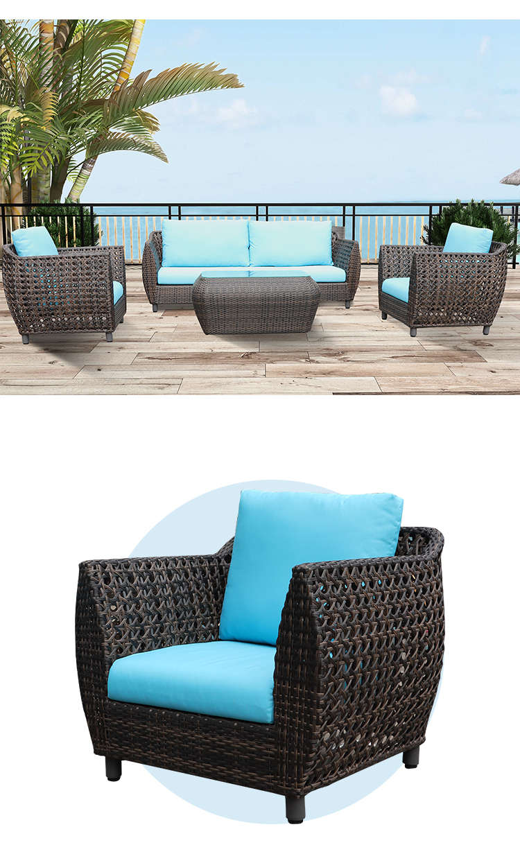 wicker patio couch