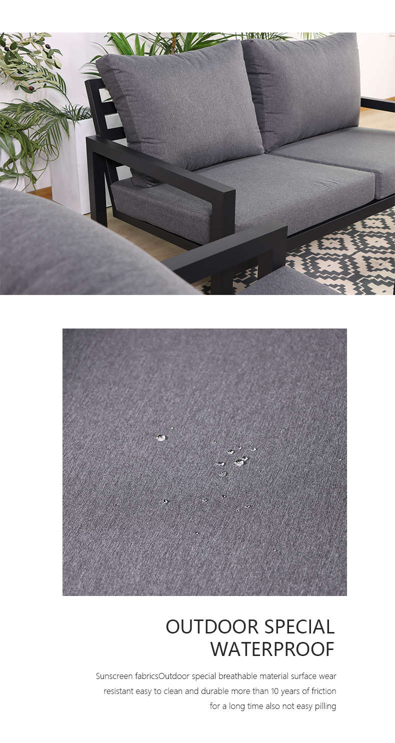 small outdoor sofa set
